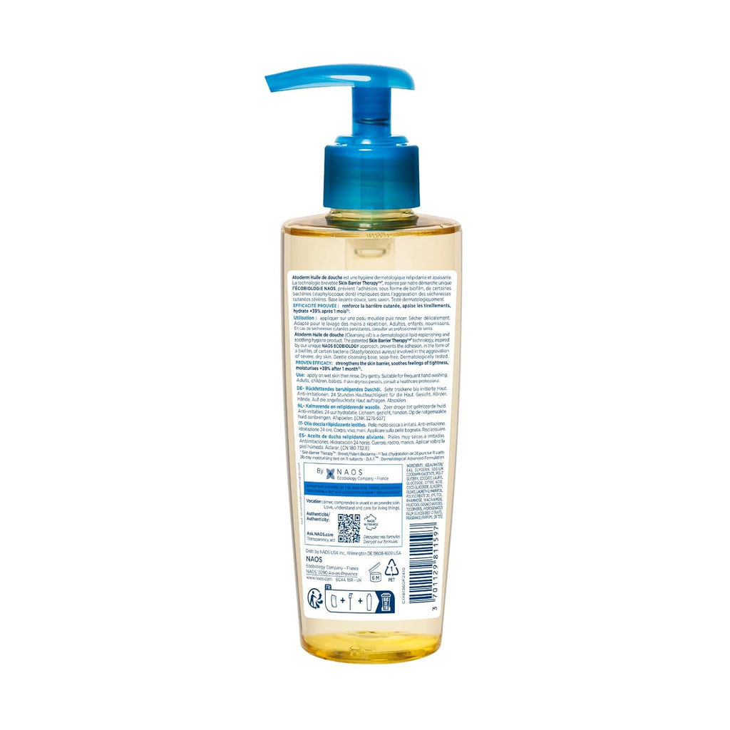 Toderm Shower Oil - Ultra-Nourishing Cleansing Oil for Dry to Very Dry Skin