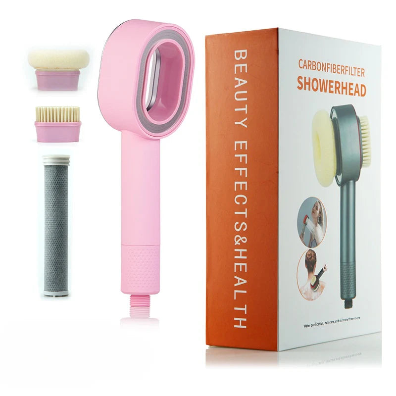 Aromatherapy Shower Head with Brush Head Massage