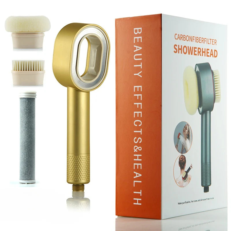 Aromatherapy Shower Head with Brush Head Massage
