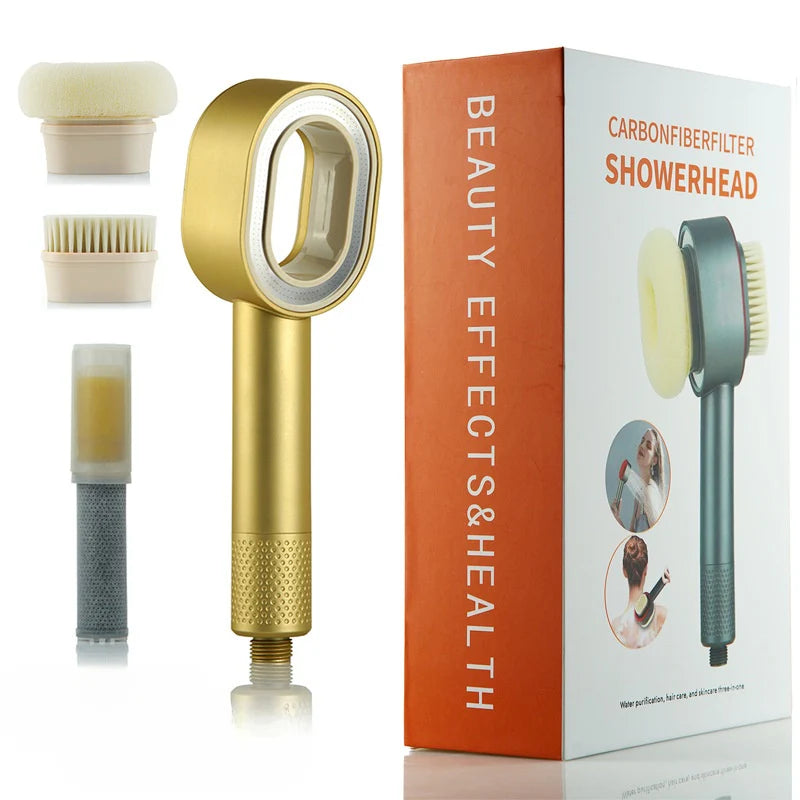 Aromatherapy Shower Head with Brush Head Massage